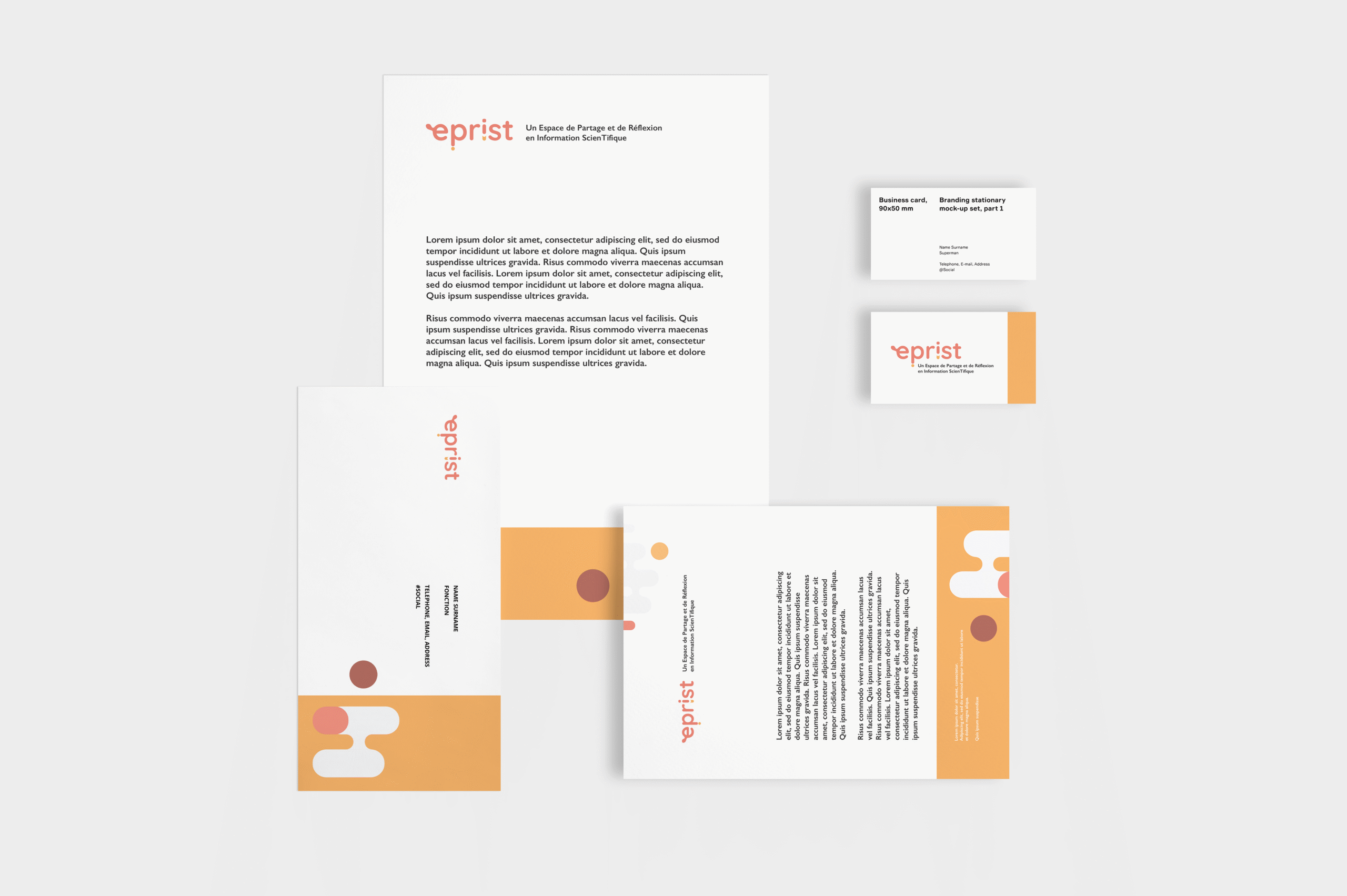 Réalisation d'une refonte complète du branding de l'association EPRIST